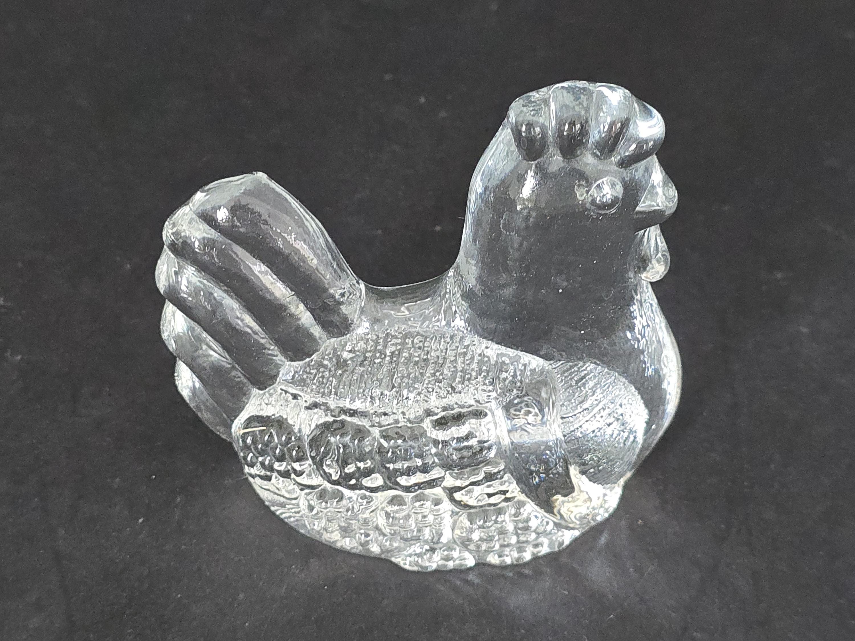 Kosta Boda Hen/chicken, Designed by Bertil Vallien in the 70s - Etsy