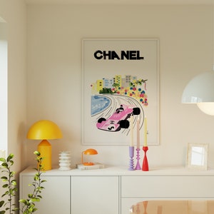 Tableau Luxe Chanel Paris - Affiche mode