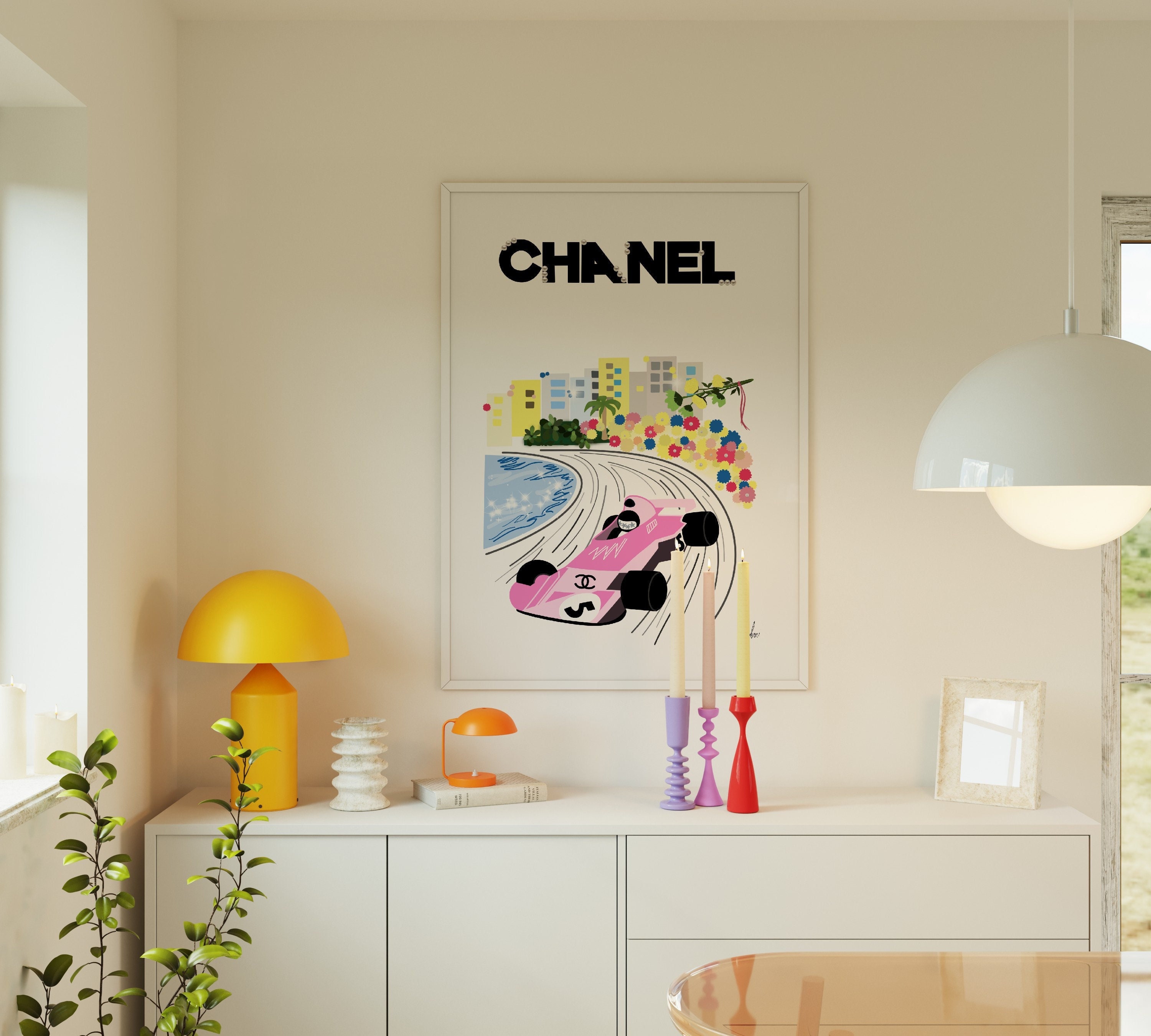 Chanel f1 T-shirt, Design Chanel f1 Price Tee - Printiment