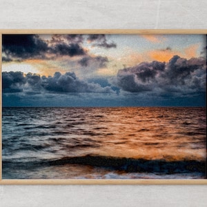 Cartel de mareas, impresión de olas, cartel de olas, arte de pared costera, impresiones costeras, impresión oceánica, arte de pared oceánica