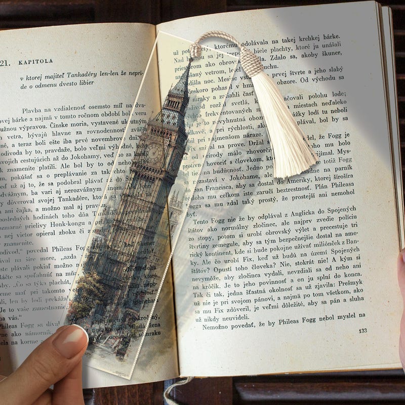 Big Acrylic Bookmarks - Etsy