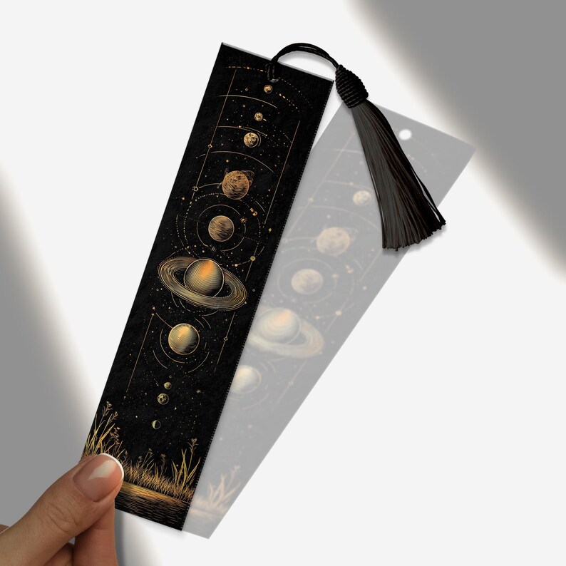 Solar System R Bookmark Ideas Solar System Stained Glass Bookmark – Custom Handmade Bookmark PNG ...