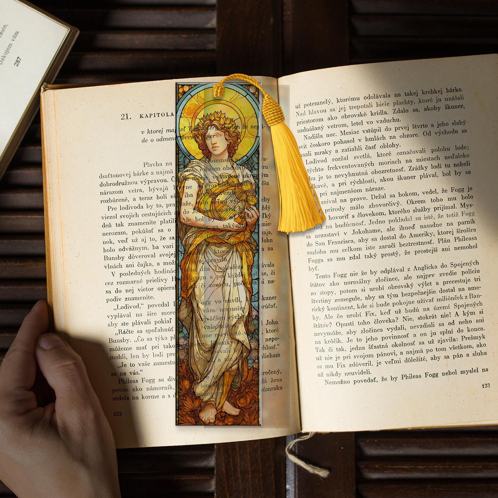 Apollo Greek God Stained Glass Bookmark – Acrylic Bookmark Gift ...