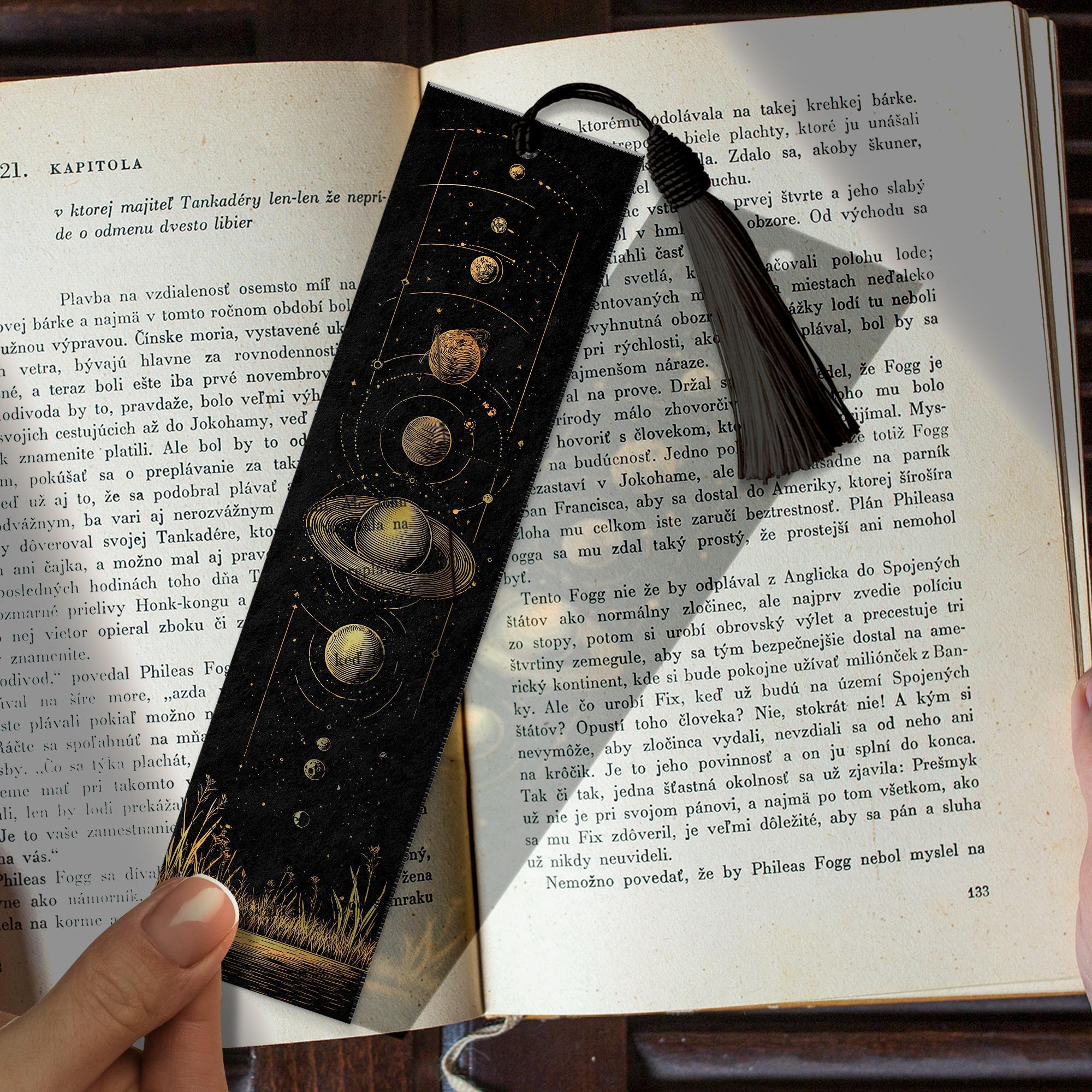 Solar System R Bookmark Ideas Solar System Stained Glass Bookmark – Custom Handmade Bookmark PNG ...