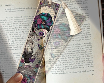 Last Fuck Tarot Card Stained Glass Bookmark – Custom Handmade Bookmark PNG | Bold Tarot Gift | Edgy Mystic Page Marker for Readers