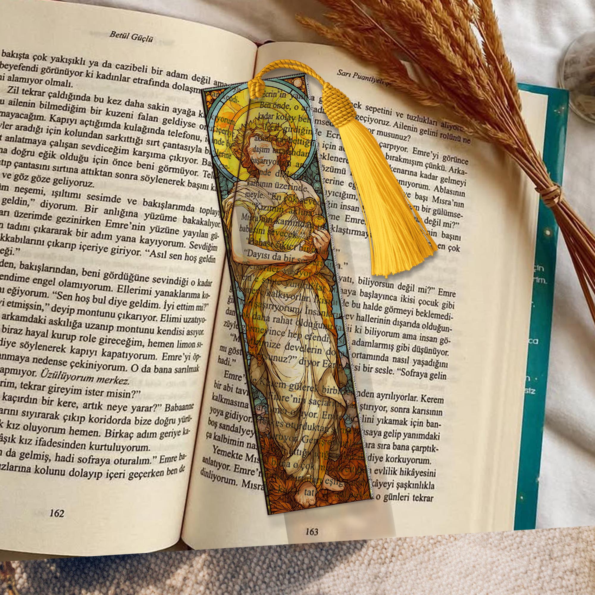Apollo Greek God Stained Glass Bookmark – Acrylic Bookmark Gift ...
