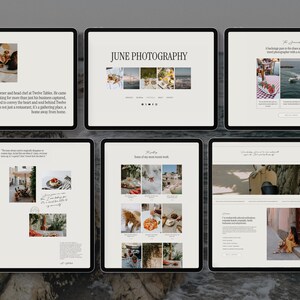 Photography Portfolio Website Template for Wix Wix theme Wix Design wix website template for photographers portfolio template