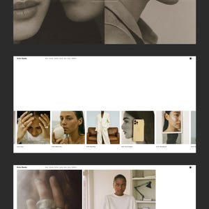 Redaktionell webbmall Squarespace 7.1 Minimal portfoliowebbplats Förfinad designstudiowebbplats Fotografwebbbyrå + Hel kurs bild 2
