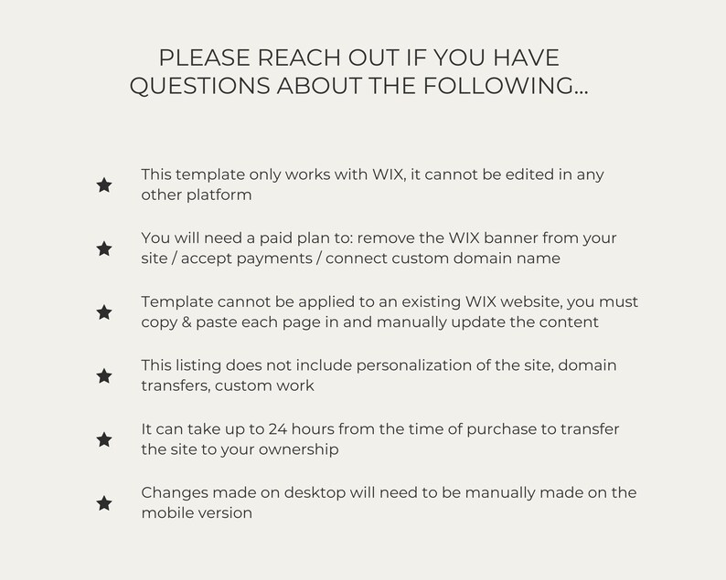 wix website template for service providers wix theme wix design coaching website course creator website
