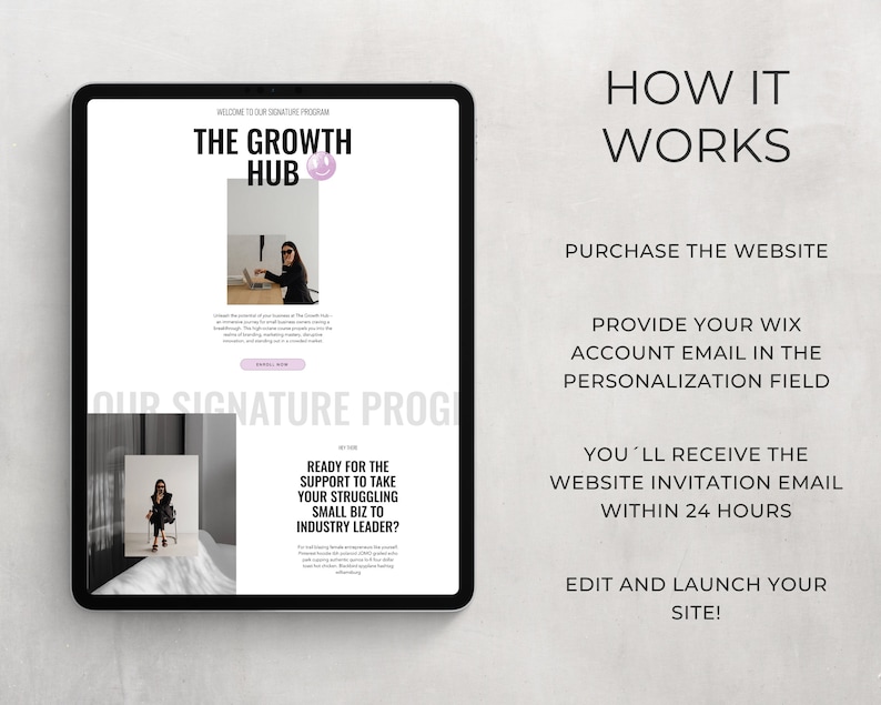 wix sales page template wix website landing page template sales funnel opt in lead magnet