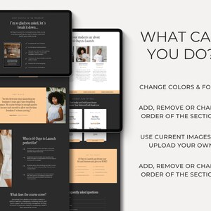 wix sales page website template wix landing page course creator website program web design course creator wix website