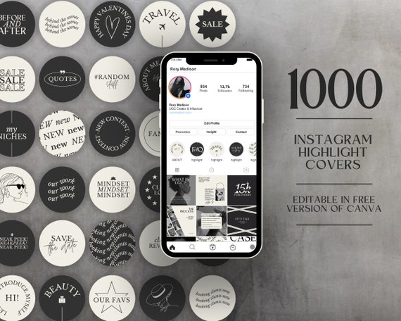 Minimal Instagram Highlight Covers Instagram Post Template Pink Instagram Template Canva Instagram Story Highlights Social Media Templates