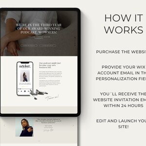 wix website template for service providers wix theme wix design coaching website course creator website