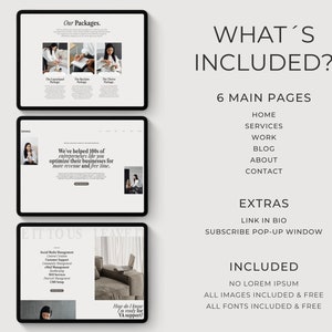 wix website template coach service provider website minimal website template aesthetic website va website wix website social media manager wix template small business wix entrepreneur website