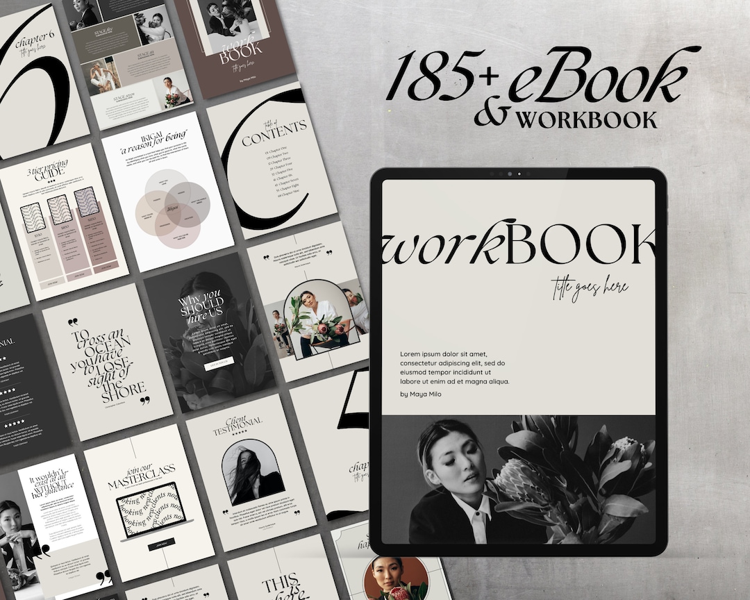 Ebook Template Canva Coaching Guide Book Canva Template Lead Magnet ...