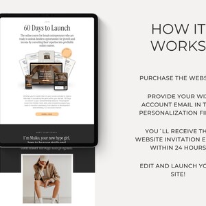 wix sales page website template wix landing page course creator website program web design course creator wix website