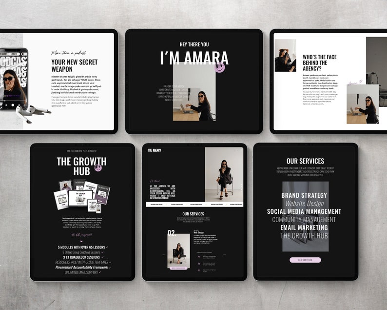 customisable wix website theme for coaches service providers course creators