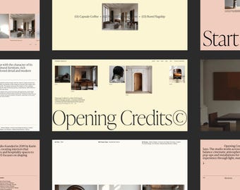 Modern webbmall för Squarespace 7.1 - Redaktionellt tema - Tjänsteleverantörer Fotografbyråer - Squarespace 7.1-kurs ingår