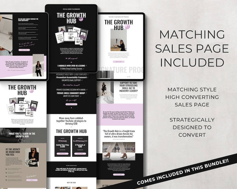 wix website sales page modern theme landing page sales funnel wix template