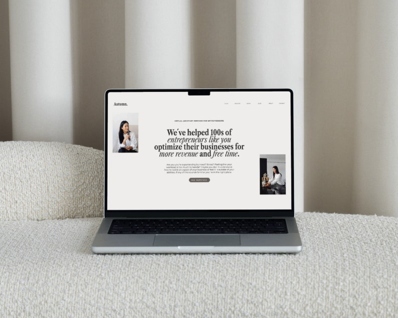 wix website template coach service provider website minimal website template aesthetic website va website wix website social media manager wix template small business wix entrepreneur website