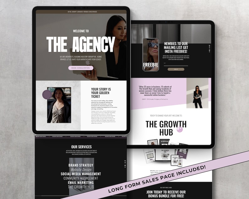 modern wix website template service providers SALES PAGE WIX WEBSITE