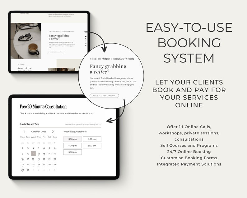 website for course creators wix website theme coaching website design minimal service provider wix website template
