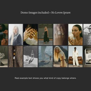 Redaktionell webbmall Squarespace 7.1 Minimal portfoliowebbplats Förfinad designstudiowebbplats Fotografwebbbyrå + Hel kurs bild 11