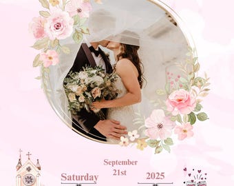 Invitación digital personalizada • Tarjeta personalizada de bautismo, boda, cumpleaños o conmemoración • Hecha solo para ti