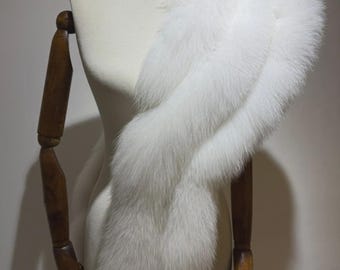 White Shawl 3 trim 240 cm special size