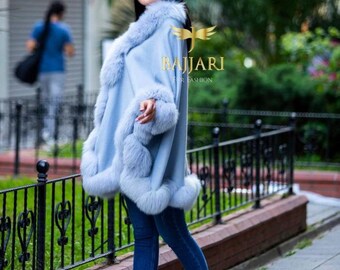 完売【sheller】FOX fur cape coat FOX fur cape coat – shéller / シェリエ