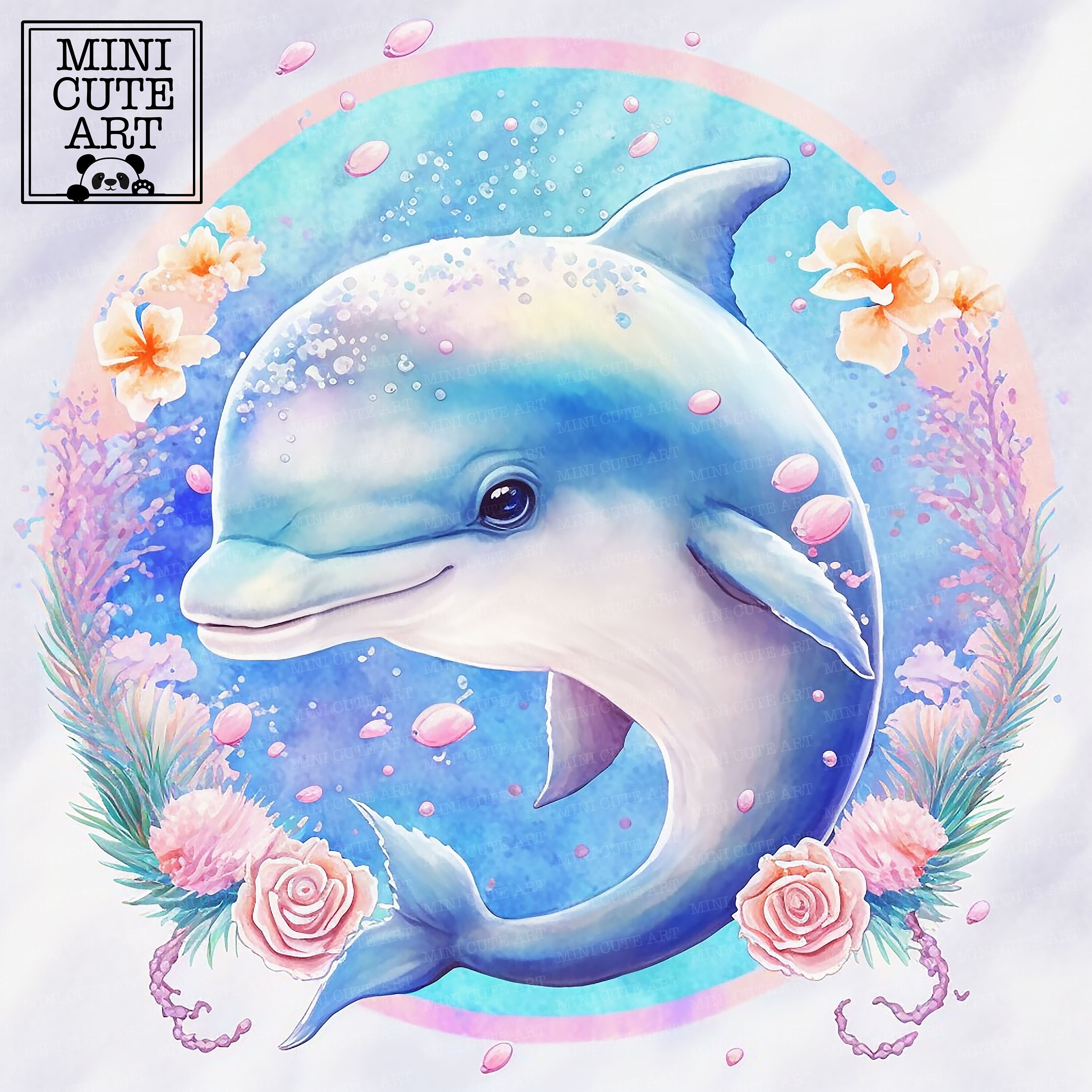 Cute Dolphin Art