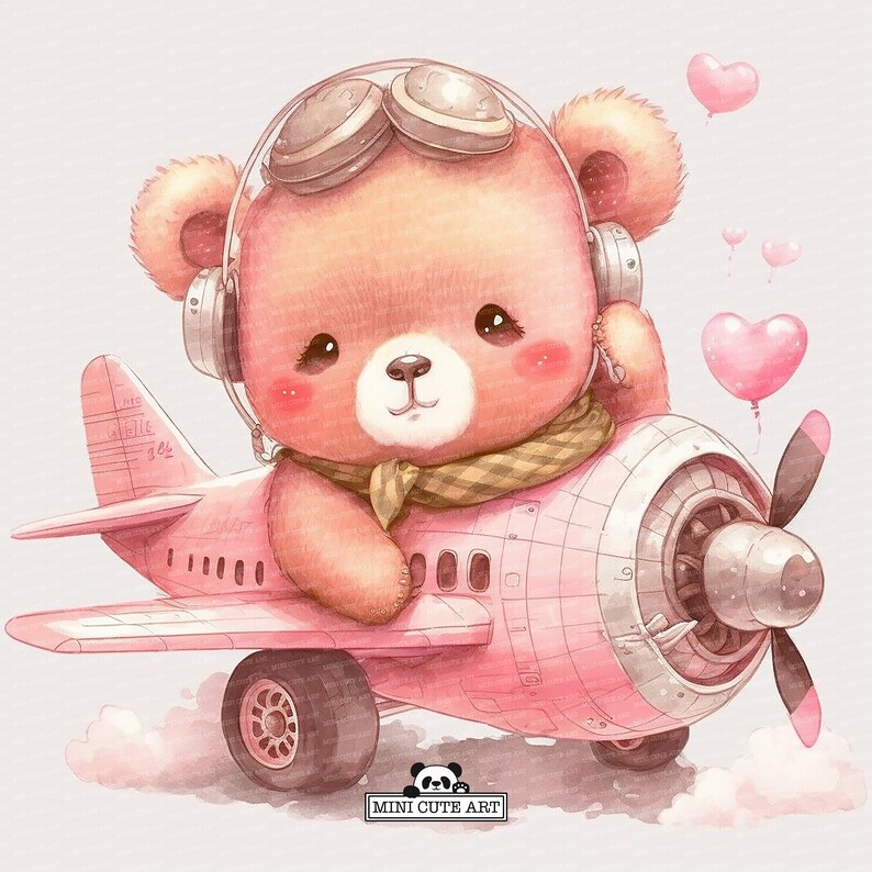 Animal Love Clipart Set Cute Pictures for Valentine's Day Etsy