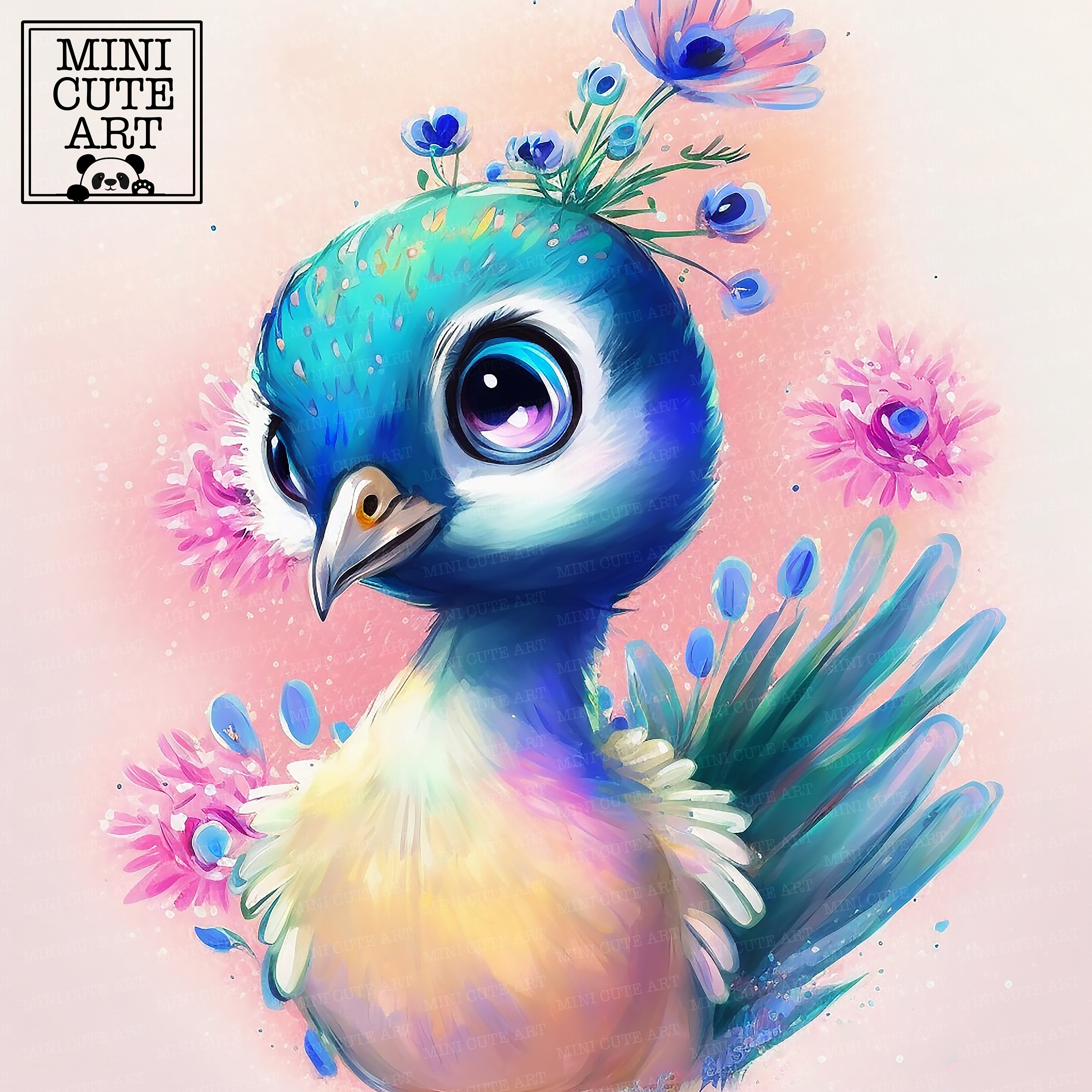 Cute Beautiful Peacock Watercolor Clip Art, Beautiful Peacock Watercolor,  Watercolor Peacock Clip Art , Peacock Baby Clip Art - Etsy