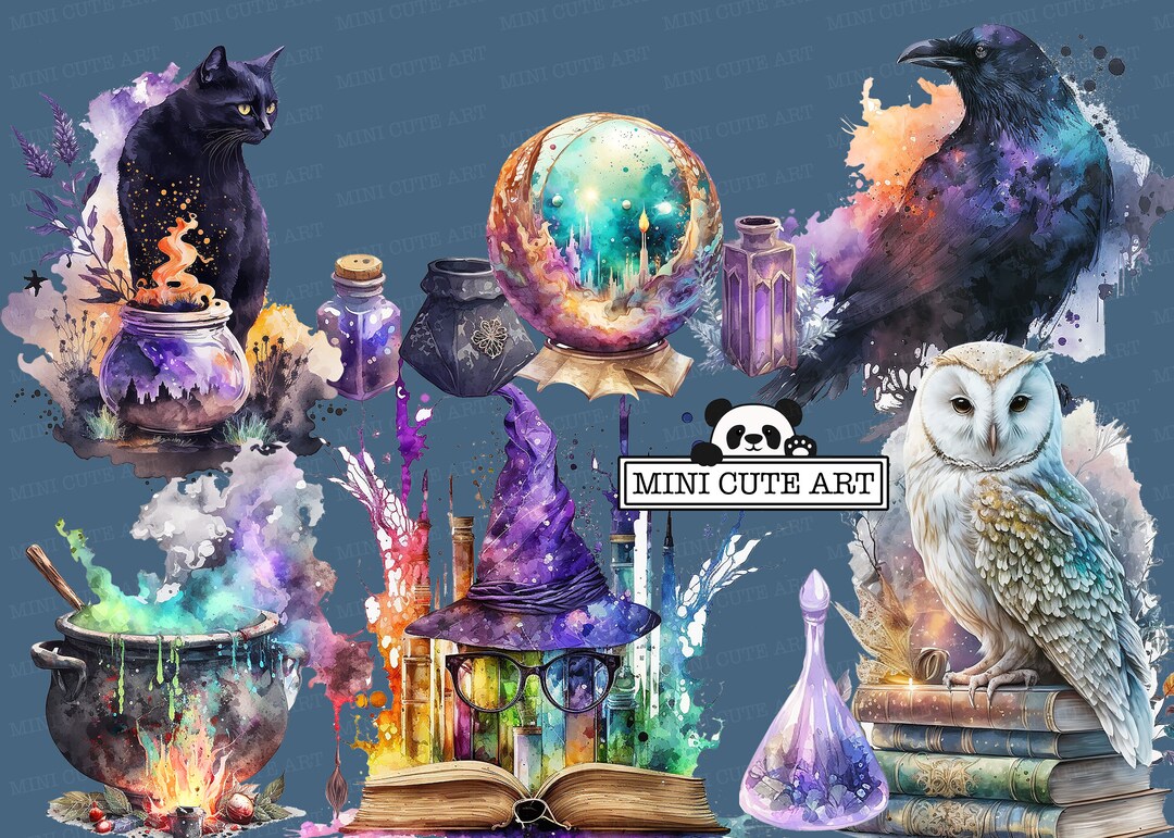 Magic Clip Art , Witch Clip Art Png, Magic Clip Art, Mystical Clipart