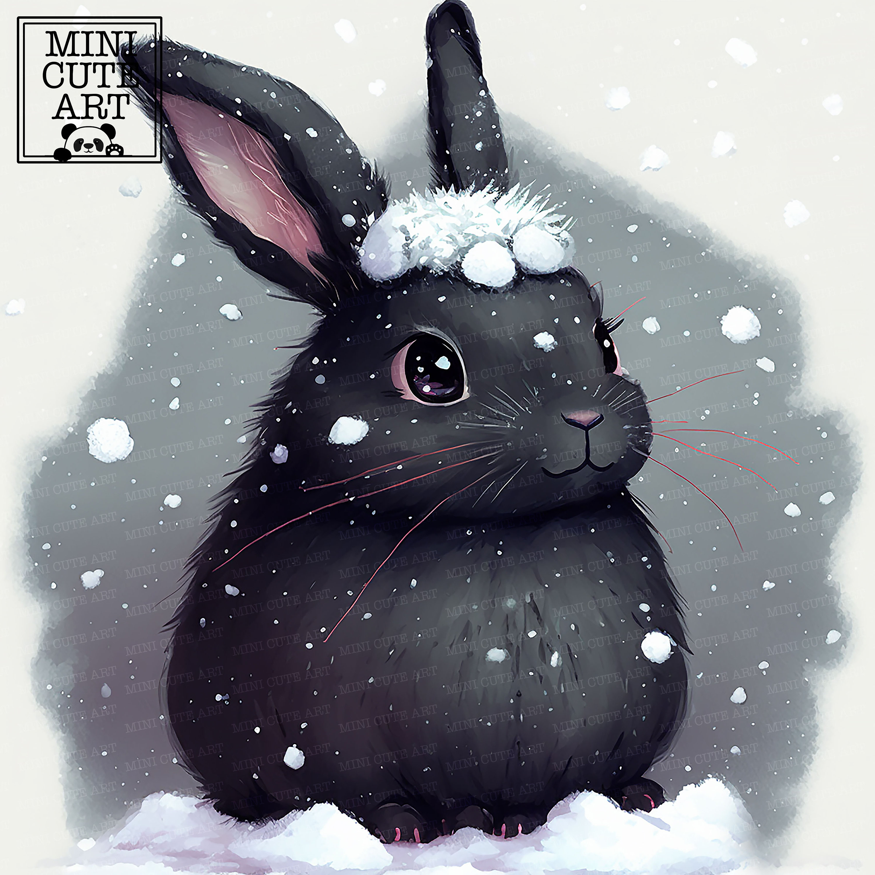 Cute hotsell black bunny