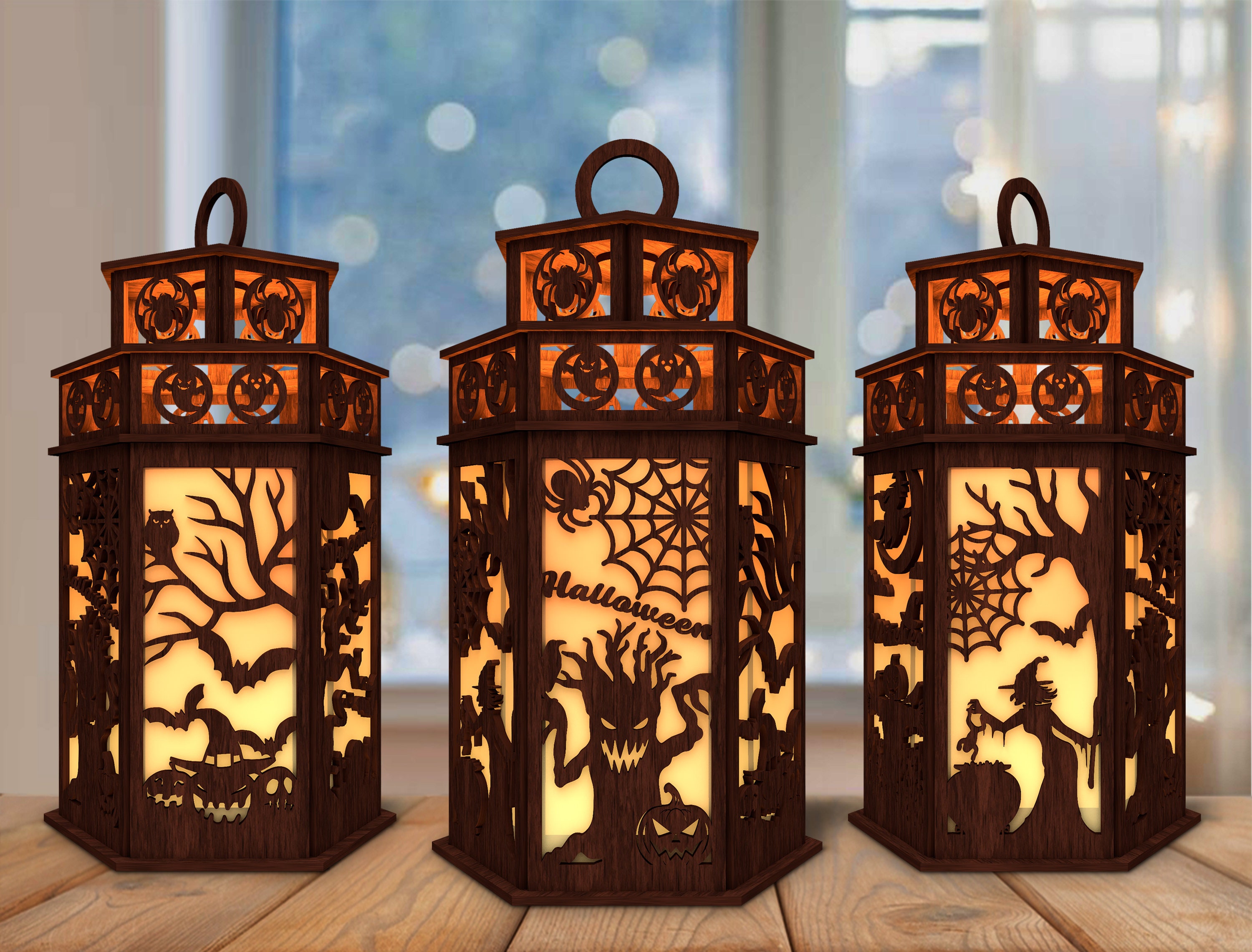 3D Halloween Lantern Laser Cut File,halloween Scene Lantern Svg, Haunted  House Svg, Halloween Candle Lantern Svg, Laser Cut Glowforge - Etsy