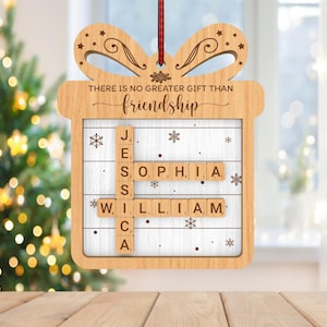 Er is geen groter geschenk dan vriendschap ornament svg, bestie sieraad svg, beste vriend cadeau svg, vriendschap citaat svg, lasergesneden Glowforge