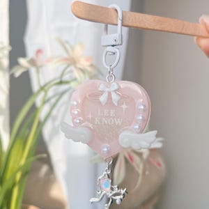 Stray kids Lee Know Resin Shaker, Chaveiro Coração