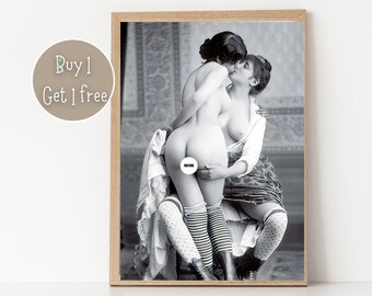 Lesbian Photo | Lesbian Photograpy | Lesbian Photo set | Lesbian Print | Lesbian Poster | Vintage Lesbian Art | Lesbian Pictures