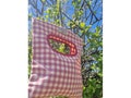 Gingham Pink cotton Peg bag