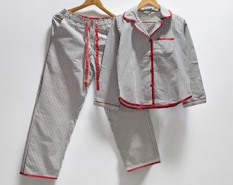 Conjunto de pijama de algodón para mujer
