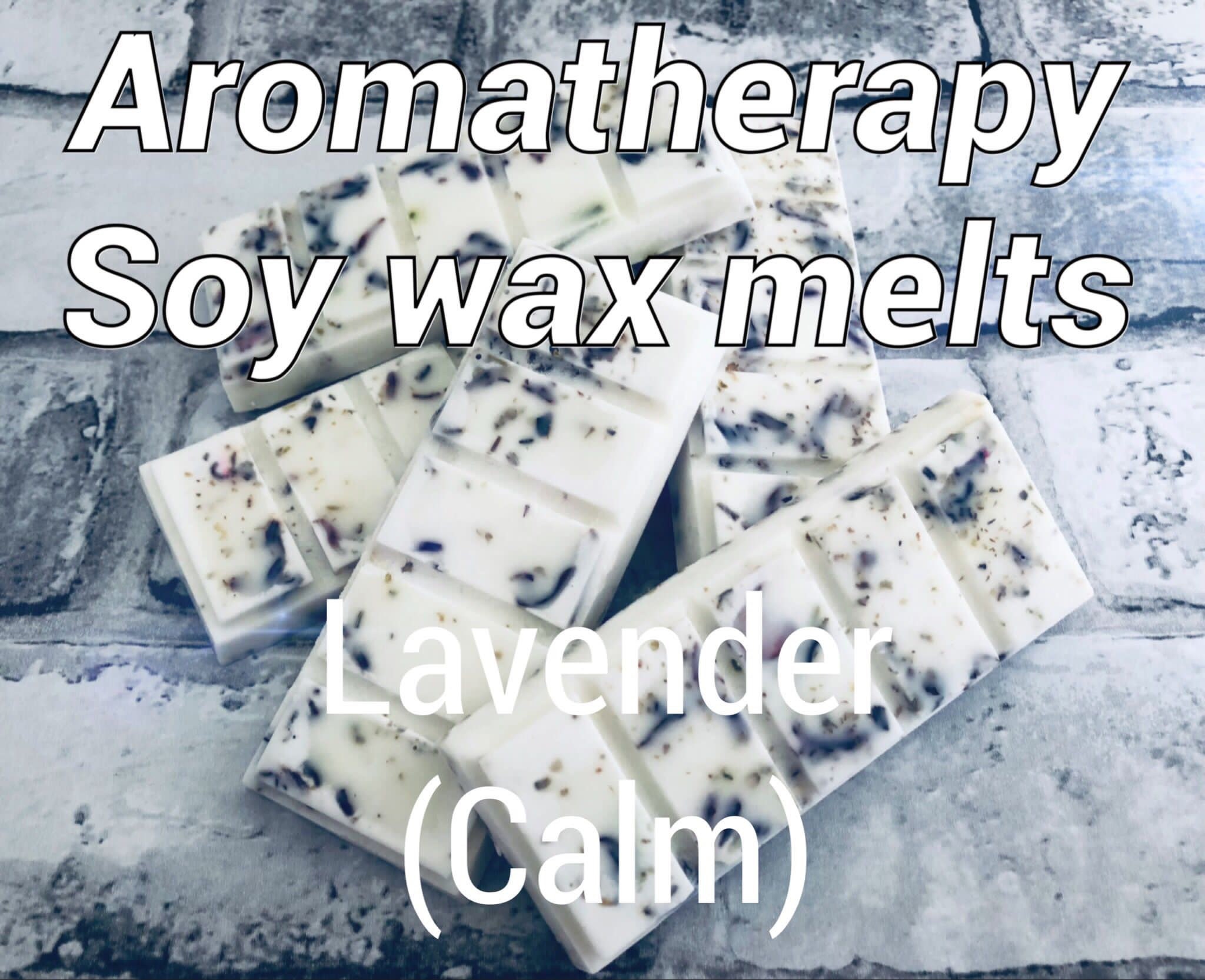 LAVENDER AMBER Soy Wax Melts Natural Strong Scented Home Fragrance