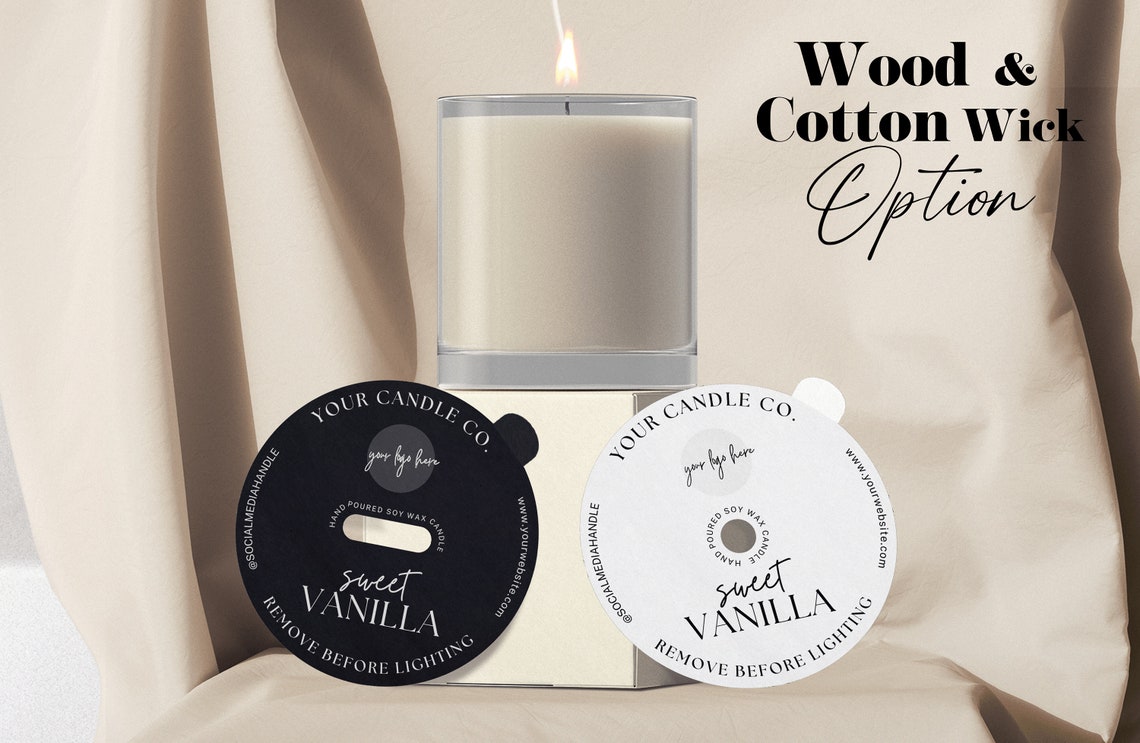 Editable Candle Dust Cover Candle Dust Cover Template Printable Candle