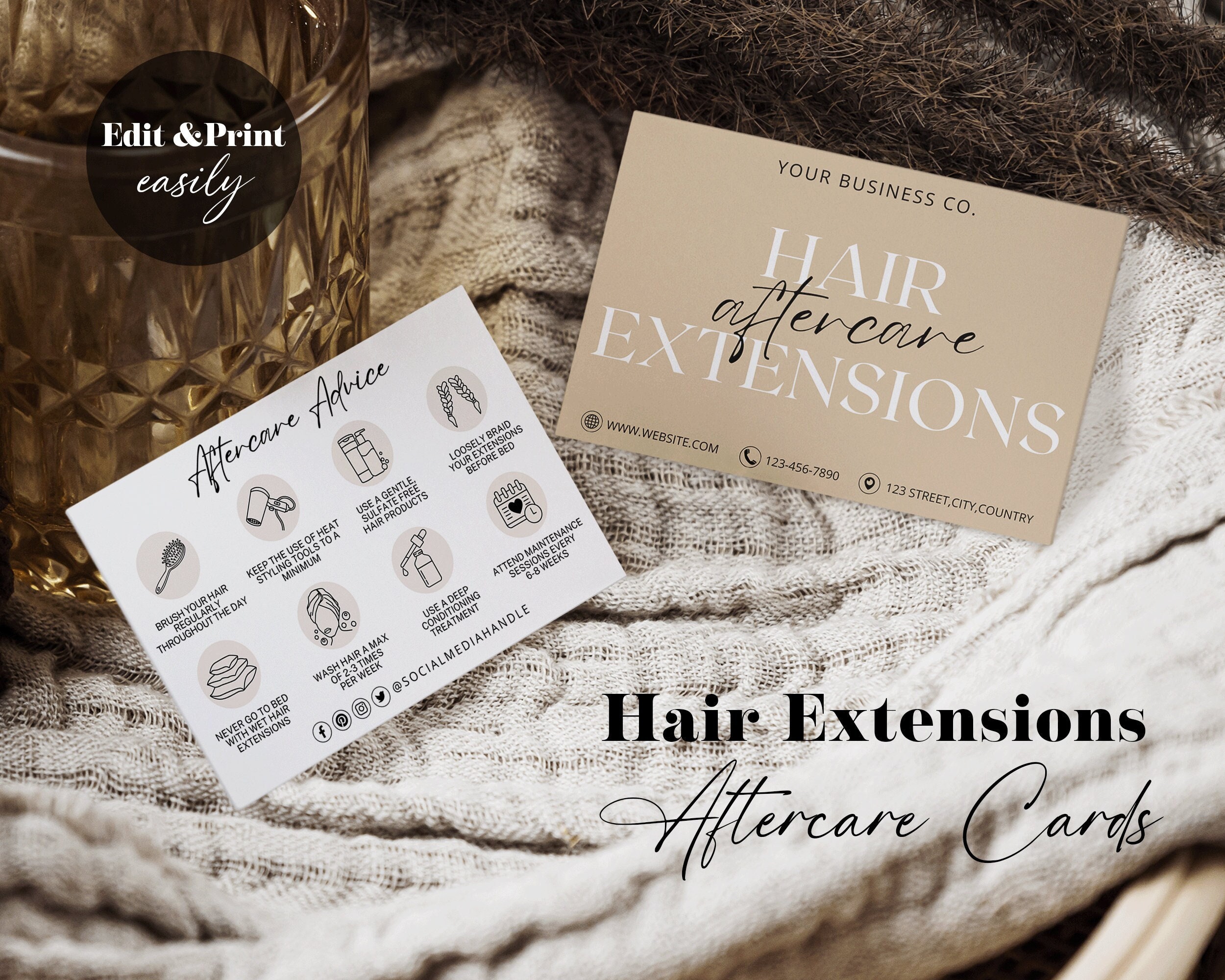 Hair Extension Aftercare Care Hair Extension Care Guide Hair Salon Care