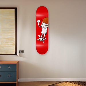 Japanese Style Wall Art, Pro-Grade Maple Skateboard, Pop Art, Wall Decor