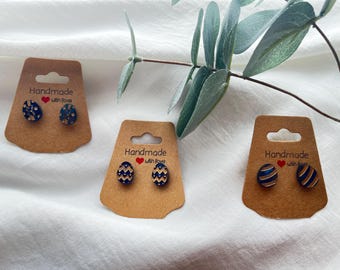 Handmade Resin Easter Earring- Egg Earring