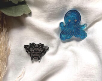 Creature Magnet-Nature Magnet-Cute Magnet-Octopus- Bee