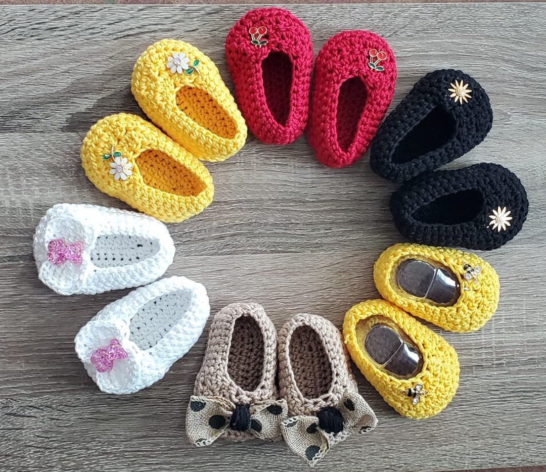 crochet ballet shoes