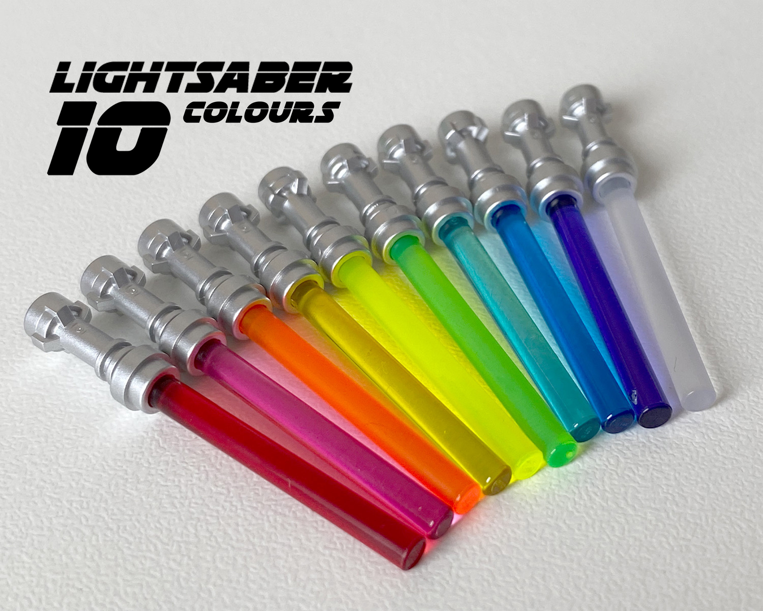 Lego Star Wars Lightsaber｜10 Colour Set｜made With Genuine LEGO Bricks ...