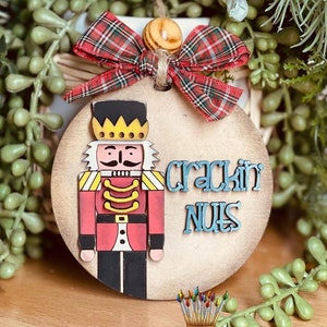 Nutcracker Ornament SVG File: Christmas Laser Design